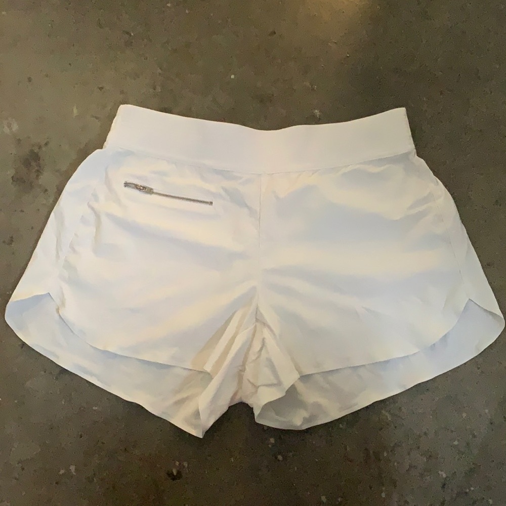 Athleta white athletic shorts